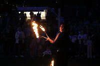 Bild: Feuer & Flamme am Kiesschacht in Nordhausen