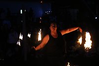 Bild: Feuer & Flamme am Kiesschacht in Nordhausen
