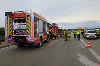 Schwerer Unfall auf der A38 Bild: Schwerer Unfall auf der A38