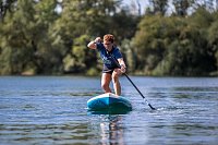 Die "SUP-Piraten" boten auf dem Wasser Schnupperstunden auf dem Brett an Bild: Die "SUP-Piraten" boten auf dem Wasser Schnupperstunden auf dem Brett an