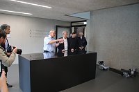 Thüringens Innenminister Georg Maier stellte die Feuerwehrstatistik für das Jahr 2022 in der neuen Feuerwache in Nordhausen vor Bild: Thüringens Innenminister Georg Maier stellte die Feuerwehrstatistik für das Jahr 2022 in der neuen Feuerwache in Nordhausen vor