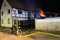 Brand in Wolkramshausen Bild: Brand in Wolkramshausen
