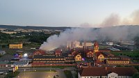 Feuer im Gelände der NDH Entsorgungsbetreibergesellschaft Bild: Feuer im Gelände der NDH Entsorgungsbetreibergesellschaft