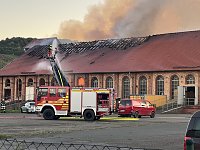 Feuer im Gelände der NDH Entsorgungsbetreibergesellschaft Bild: Feuer im Gelände der NDH Entsorgungsbetreibergesellschaft