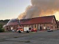 Feuer im Gelände der NDH Entsorgungsbetreibergesellschaft Bild: Feuer im Gelände der NDH Entsorgungsbetreibergesellschaft