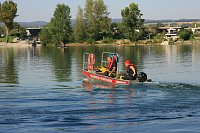 Rettungseinsatz am Sundhäuser See Bild: Rettungseinsatz am Sundhäuser See
