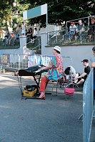 Bild: Peter Blei unterwegs auf dem Theaterfest