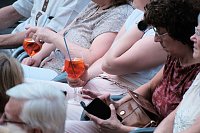 Bild: Peter Blei unterwegs auf dem Theaterfest