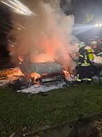 Bild: Pkw-Brand in Sollstedt