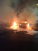 Bild: Pkw-Brand in Sollstedt