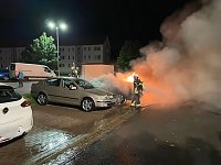 Bild: Pkw-Brand in Sollstedt