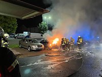 Bild: Pkw-Brand in Sollstedt