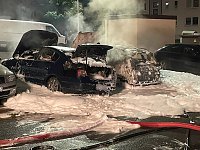 Bild: Pkw-Brand in Sollstedt