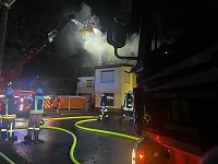 Bild: Dachstuhlbrand in Friedrichsthal