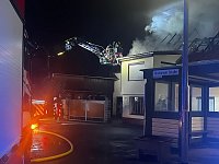 Bild: Dachstuhlbrand in Friedrichsthal