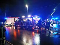 Bild: Dachstuhlbrand in Friedrichsthal