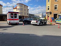 Bild: Unfall an der Freiherr-v.-Stein-Stra&szlig;e