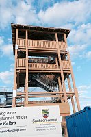 Peter Blei am neuen Aussichtsturm bei Kelbra Bild: Peter Blei am neuen Aussichtsturm bei Kelbra