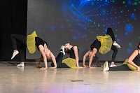 Bild: Volle Festhalle in Sundhausen beim Auftritt der jungen T&auml;nzerinnen und T&auml;nzer von More Esprit