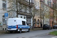 Bild: Polizeieinsatz in der Hesser&ouml;der Stra&szlig;e in Nordhausen