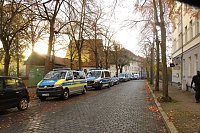 Bild: Polizeieinsatz in der Hesser&ouml;der Stra&szlig;e in Nordhausen