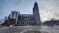Bild: Peter Blei unterwegs in Magdeburg