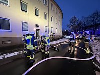 Bild: Wieder brannte es in der Leimbacher Stra&szlig;e