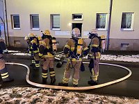 Bild: Wieder brannte es in der Leimbacher Stra&szlig;e