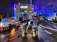 Bild: Wieder brannte es in der Leimbacher Stra&szlig;e