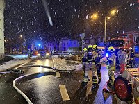 Bild: Wieder brannte es in der Leimbacher Stra&szlig;e