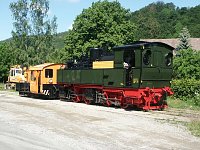 Wieder auf HSB-Gleisen: Die 99 5902 präsentiert sich in Bild: Wieder auf HSB-Gleisen: Die 99 5902 präsentiert sich in