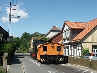 Im Schlepp der Kö-Lok 199 011 ist die 99 5902 auf dem Bild: Im Schlepp der Kö-Lok 199 011 ist die 99 5902 auf dem