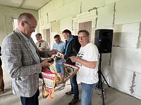 Bild: Baustellenparty im Albert-Kuntz-Sportpark