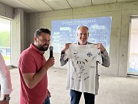 Bild: Baustellenparty im Albert-Kuntz-Sportpark