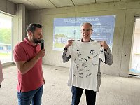 Bild: Baustellenparty im Albert-Kuntz-Sportpark