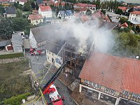 Bild: Hausbrand in Bleicherode