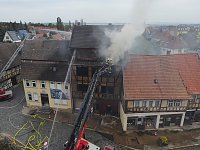 Bild: Hausbrand in Bleicherode