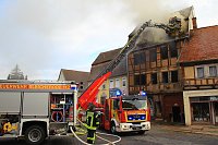 Bild: Hausbrand in Bleicherode