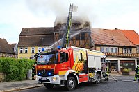 Bild: Hausbrand in Bleicherode