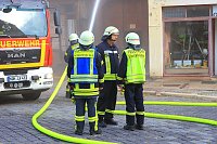 Bild: Hausbrand in Bleicherode