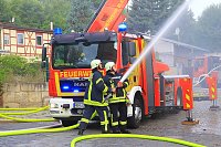 Bild: Hausbrand in Bleicherode