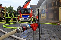 Bild: Hausbrand in Bleicherode