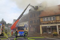 Bild: Hausbrand in Bleicherode