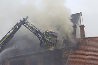 Bild: Hausbrand in Bleicherode