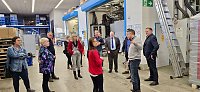 Bild: Der Arbeitskreis SCHULEWIRTSCHAFT traf sich bei AHN Biotechnologie und Sokratherm
