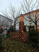 Bild: Peter Blei unterwegs auf dem Weihnachtsmarkt