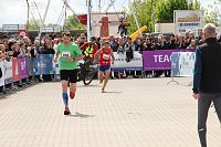 Bild: Auf der Zielgerade beim 11. Harztorlauf