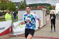 Bild: Auf der Zielgerade beim 11. Harztorlauf