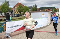 Bild: Auf der Zielgerade beim 11. Harztorlauf