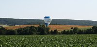 Bild: Landung eines Hei&szlig;luftballons in der Goldenen Aue